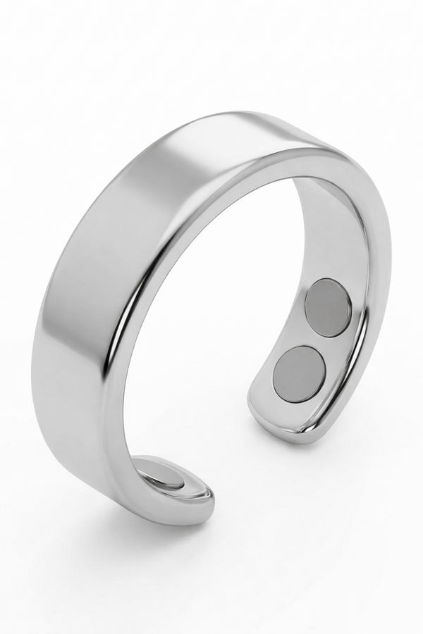 Magneva Ring – Adjustable Magnetic Ring, Stainless Steel